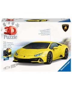 Puzzle 3D Lamborghini Gialla 108Pz - Ravensburger 11562