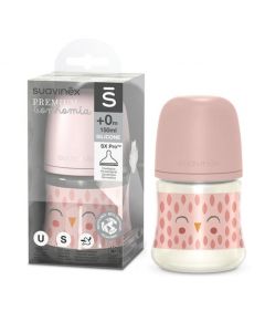 Suavinex Bonhomia Biberon 150ml Rosa