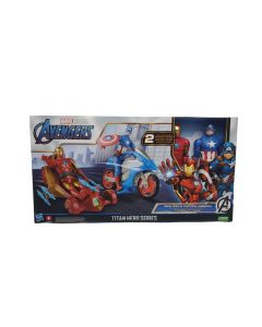 Marvel Avengers Titan Hero Series 2 Personaggi Con Moto - F3532