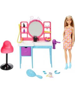 Mattel Barbie Salone di Bellezza Playset HKV00