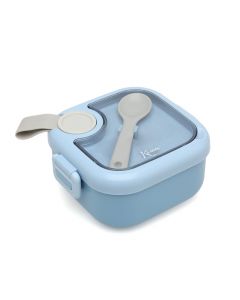Kiokids Portapranzo con Cucchiaino Azzurro