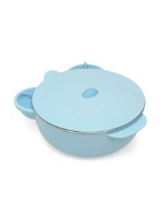 Kiokids Portapranzo Inox Orsetto Azzurro