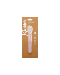 Kiokids Cucchiaino Silicone Rosa