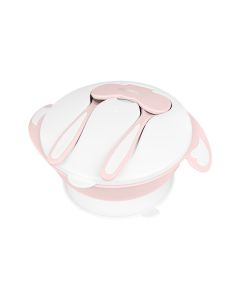 Kikkaboo Ciotola con Posate 4in1 Rosa