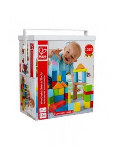 Hape E8247 - Costruzioni in Legno Blocco-Set 101 pz