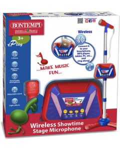 Microfono con Asta Wireless Ragazzo - Bontempi 0044404820