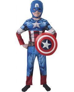 Costume Capitan America con Scudo L - Rubie's 620551L