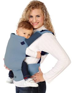 Marsupio Bebe Cotone Blu - Kiokids 2268                