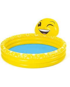 Bestway 53081 Piscinetta per Bambini Smile con Spruzza-Acqua, 2 Anni+