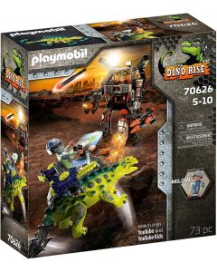 Playmobil Dino Rise Anchilosauro - 70626 Difesa del Guerriero
