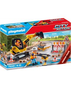 PLAYMOBIL Promo Pack Cantiere Stradale - 71045 