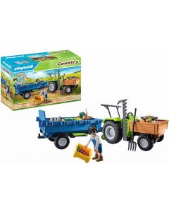 Playmobil Country 71249 Trattore con rimorchio