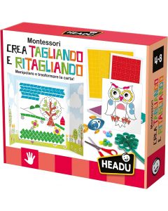 Headu Crea Tagliando e Ritagliando Montessori - 22939