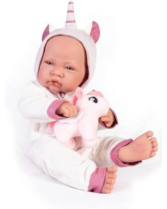 ANTONIO JUAN – Bambola neonata con Vestito Unicorno 42 cm 