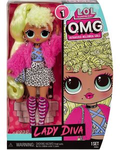 L.O.L. Surprise! OMG Core Serie 1 Bambola alla Moda Lady Diva