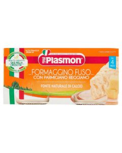 Plasmon Omogeneizzato Formaggino con Parmigiano Reggiano - 2x80 GR