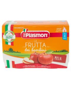 Plasmon Merenda Frutta Mela - 4X100GR