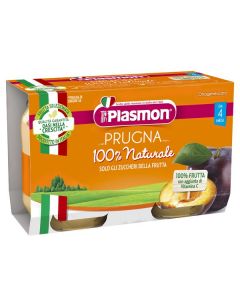 Plasmon Omogeneizzato Frutta Prugna - 2x104 GR