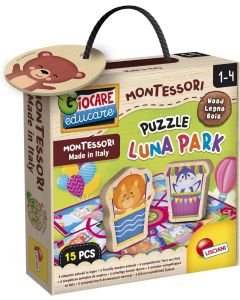 Montessori Baby Legno Puzzle Luna Park - Lisciani 96855