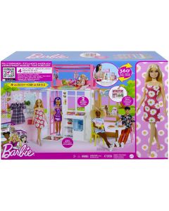 BARBIE Loft con Bambola - Mattel HCD48               