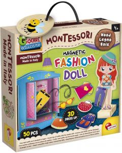 Montessori Baby Legno Fashion Doll - Lisciani 98361