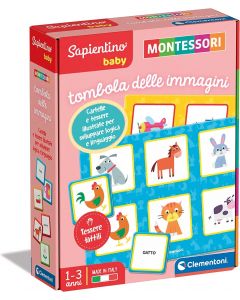 Sapientino Baby Montessori Tombola delle Immagini - Clementoni 16420