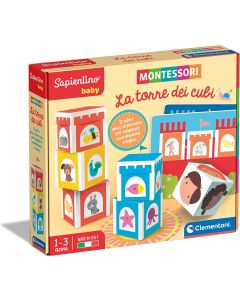 Sapientino Baby Montessori Torre dei Cubi - Clementoni 16411