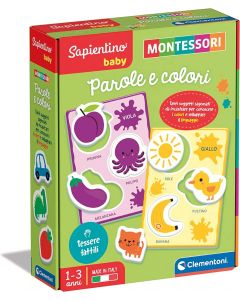 Sapientino Baby Montessori Parole e Colori - Clementoni 16404