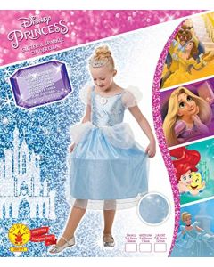 Costume Disney Cenerentola Glitter Tg.L: Rubie'sItaly 300171L