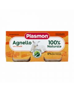Plasmon Omogeneizzato Carne Agnello - 2x80 GR