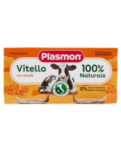 Plasmon Omogeneizzato Carne Vitello - 2x80 GR