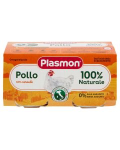 Plasmon Omogeneizzato Carne Pollo - 2x80 GR