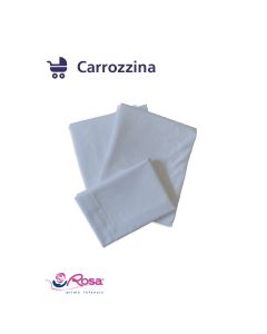 Completo per Carrozzina 3pz, Azzurro - Rosa TRISC02             