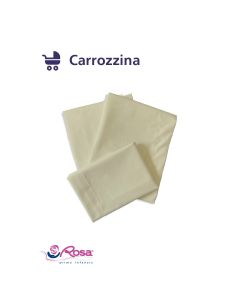 Completo per Carrozzina 3pz, Tortora - Rosa TRISC22             