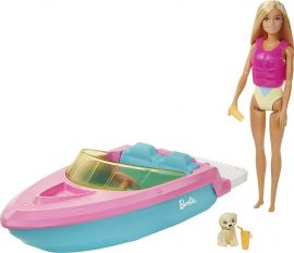 Barbie FWV15 Ken Bambola di viaggio Biondo Scuro con 5 Accessori 