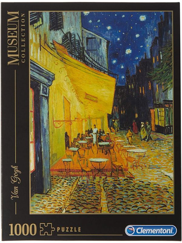 Clementoni Van Gogh Esterno di Caffè di Notte Museum Collection Puzzle 1000 Pezz