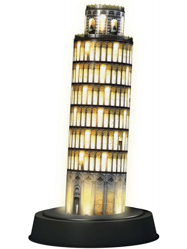 12515 Puzzle 3D edición Torre de Pisa Ravensburger Night Edition 