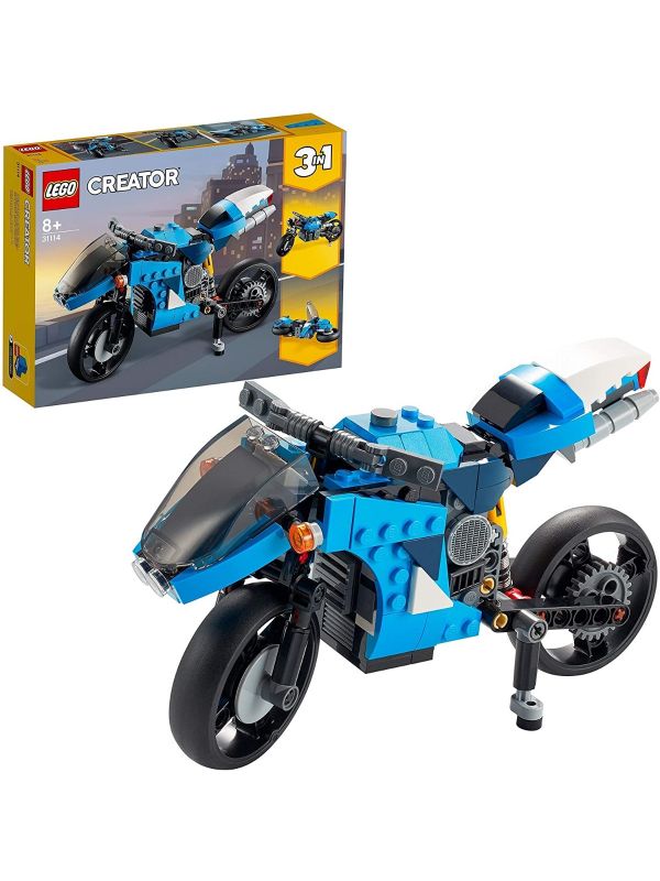 3 in 1 Superbike, Moto Classica e Hoverbike - LEGO Creator 31114