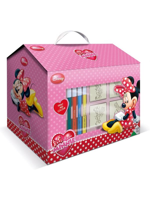 Casetta 7 Timbri per Bambini Disney Minnie - Multiprint 89866