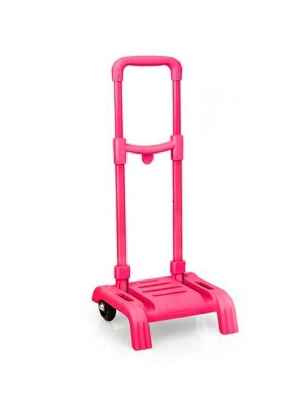 Carrello Porta Zaino Trolley Pieghevole Rosa