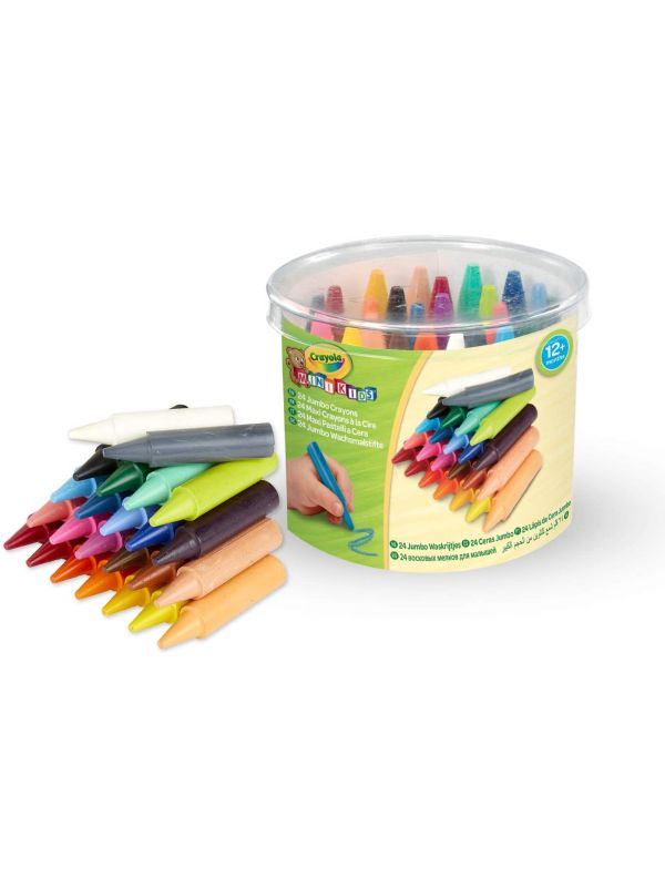 Pennarelli Lavabili Punta Media Colori Assortiti, 12 Pezzi, di Crayola