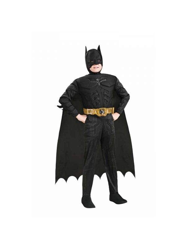 Rubie's Costume Bambino Batman Deluxe con Muscoli Taglia L 7297620451L