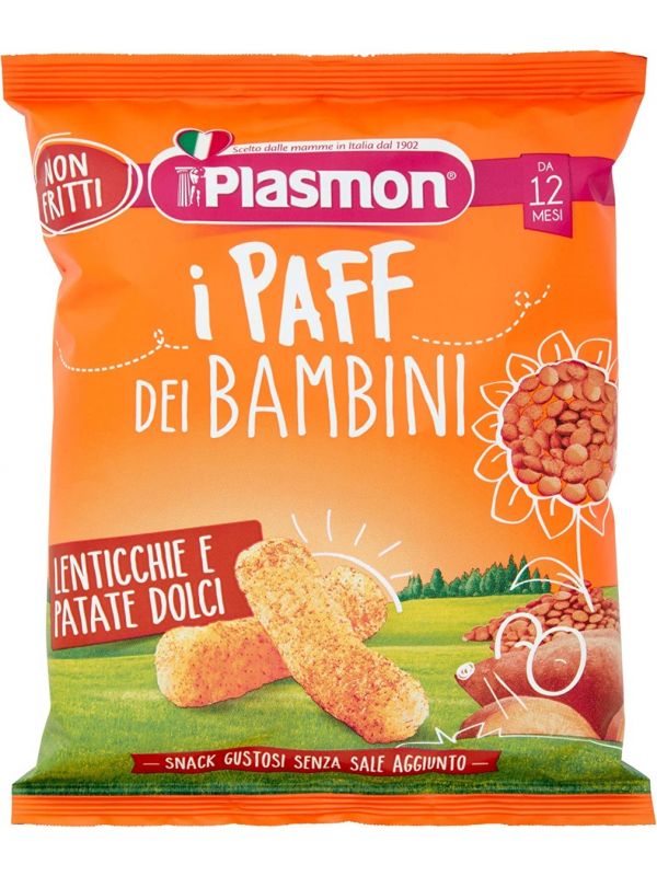 Plasmon Paff Lenticchie E Patate Dolci 15gr