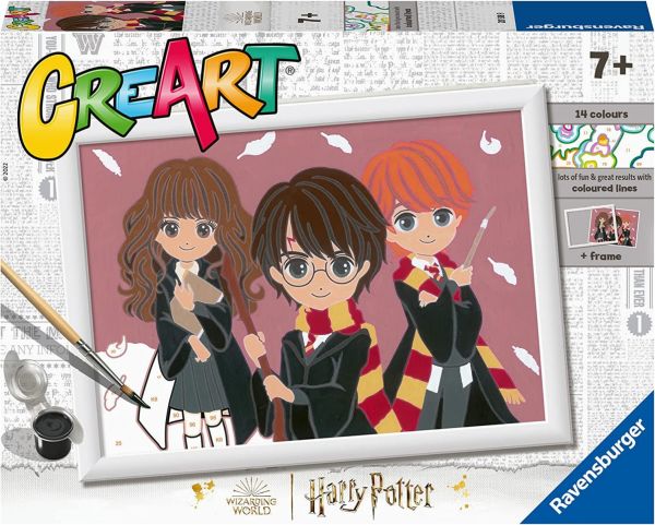 Ravensburger - CreArt Serie D Harry Potter, Il Trio Magico