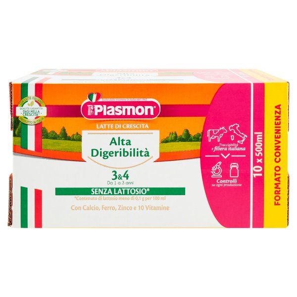 Plasmon Latte per Lattanti 1, Liquido 500ml