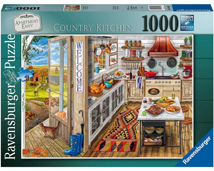 Ravensburger Puzzle 1000 Pezzi, Country Kitchen