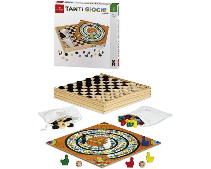 Set 20 Giochi da Tavolo - Dal Negro 53950