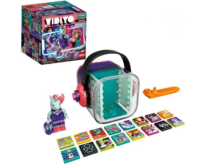 Vidiyo Unicorn DJ BeatBox Creatore Video Musicali con Unicorno, LEGO 43106